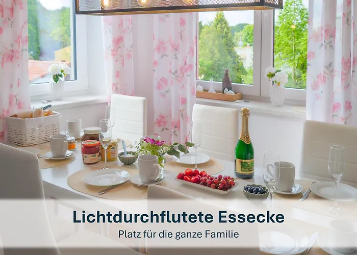 Heringsdorf, Sonnige Fewo, 4 Schlafzimmer , 7 Pers Heidi Apartmán Heringsdorf (Usedom)